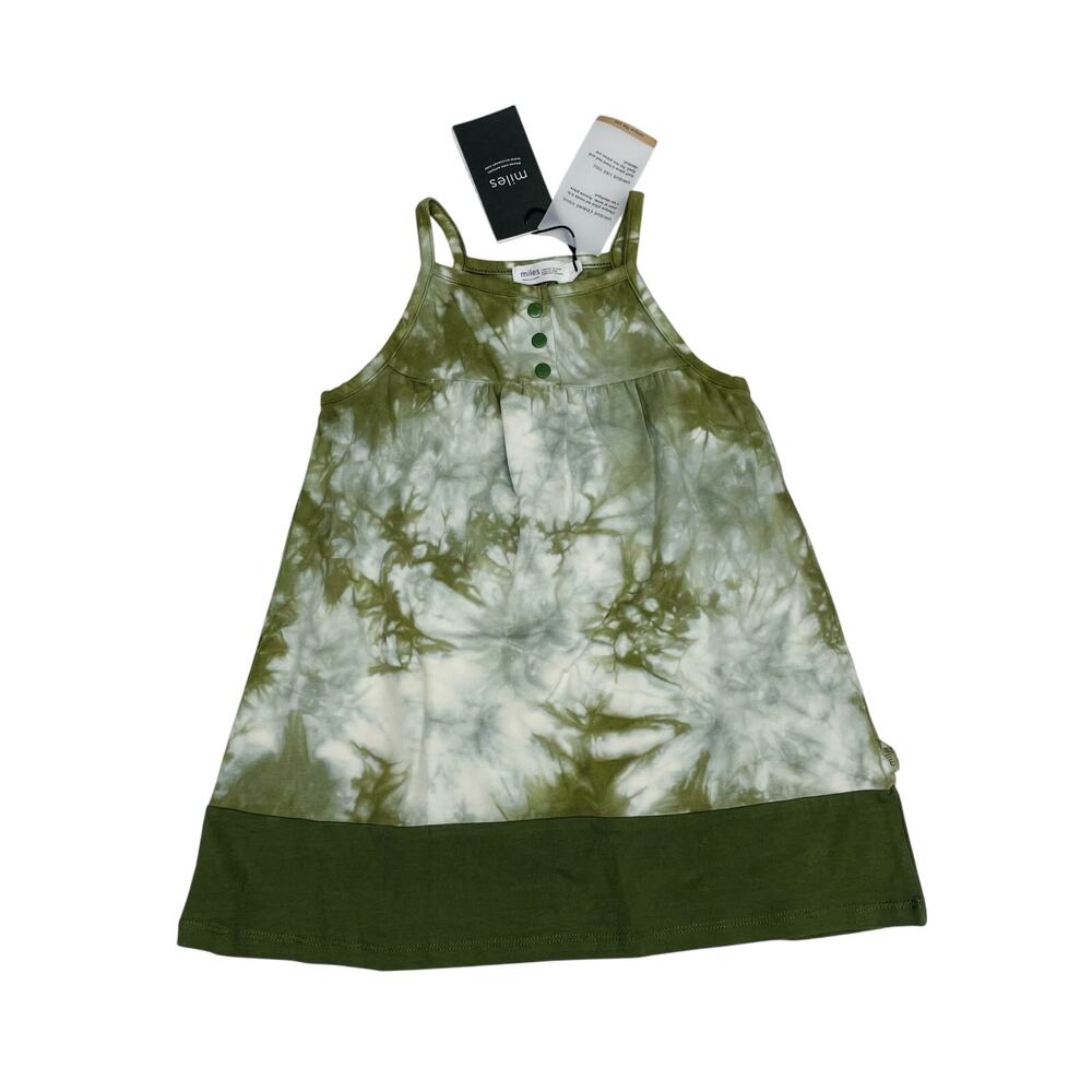 NWT Miles 6Y Sage Sleeveless Dress